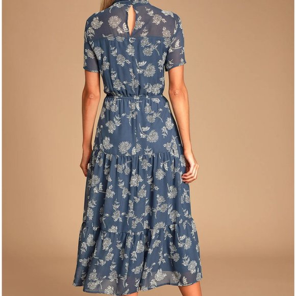 Lulus Floral Dressed Up Midi Dress - Picture 2 of 5